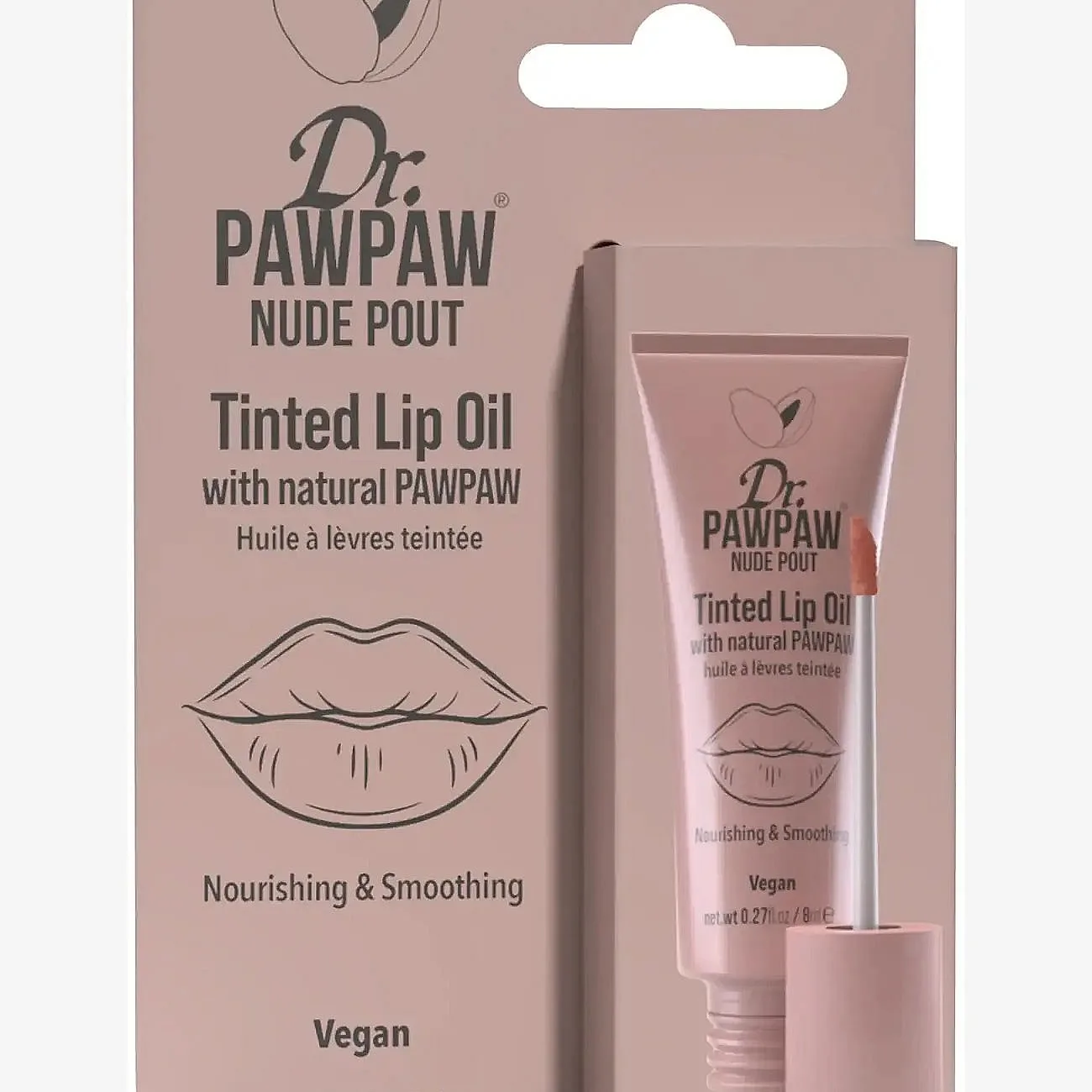 Dr. PAWPAW Tinted Lip Oil Nude Pout 8 ml