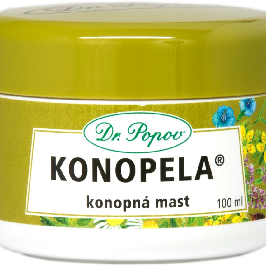 Dr. Popov Herbal ointments Konopela hampasalva För torr hud 100 ml