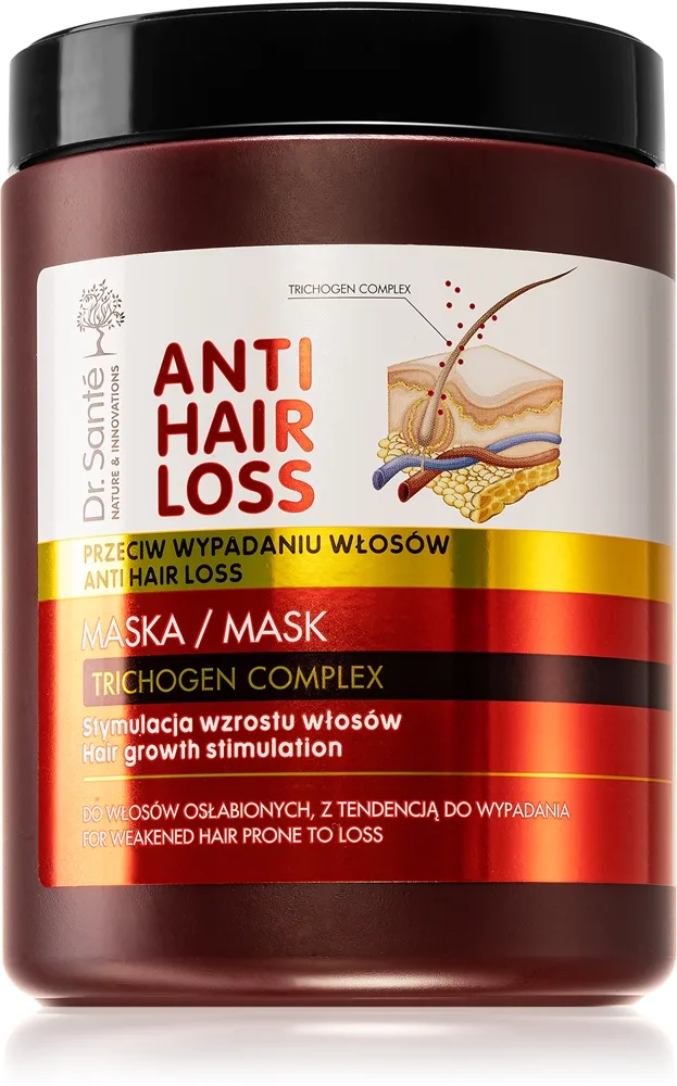 Dr. Santé Anti Hair Loss Mask Hårväxt 1000 ml
