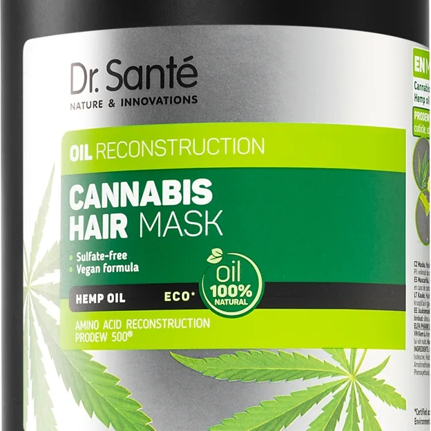 Dr. Santé Cannabis Regenererande mask För skadat hår 1000 ml