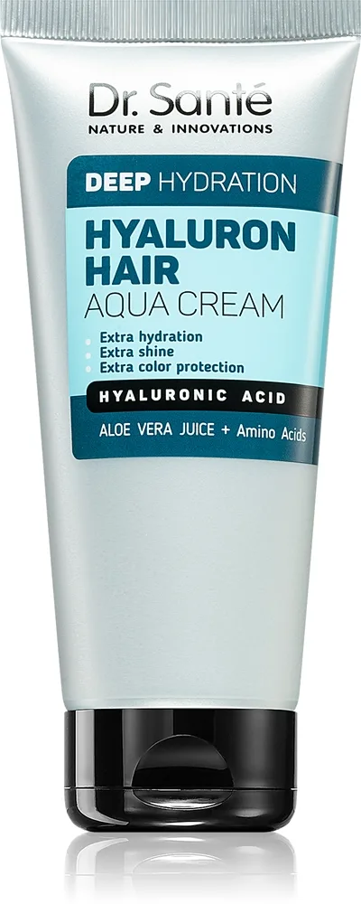 Dr. Santé Hyaluron hiuksiin jätettävä voidemainen hoito intensiiviseen kosteuttamiseen 100 ml