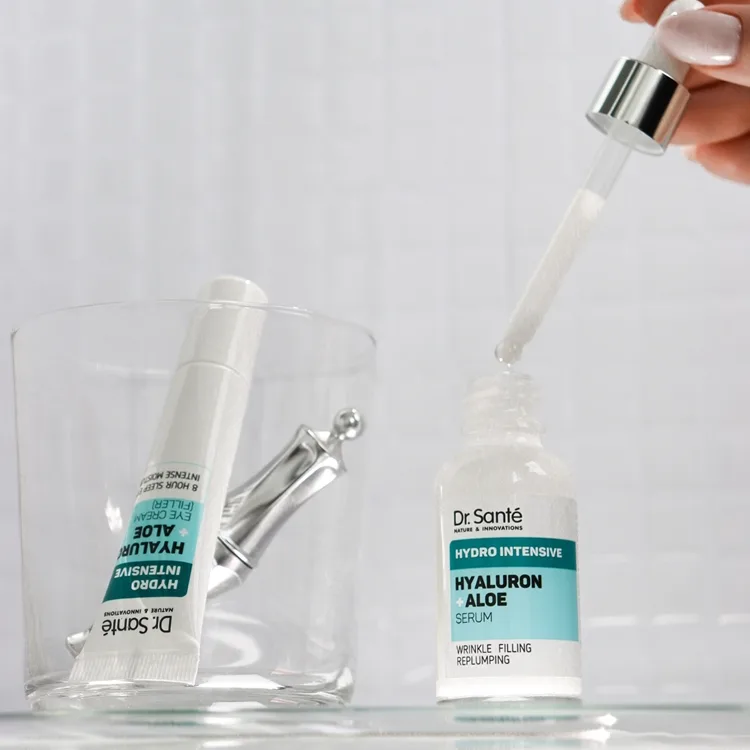 Dr. Santé Hydro Intensive Hyaluron + Aloe Intensiv fugtgivende serum til alle hudtyper 30 ml
