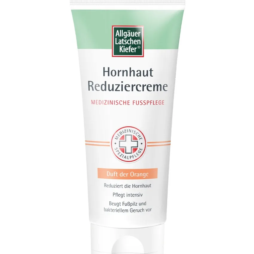 Allgäuer Latschenkiefer Hornhaut Reduziercreme MEDIZINISCHE FUSSPFLEGE 100 ml Creme