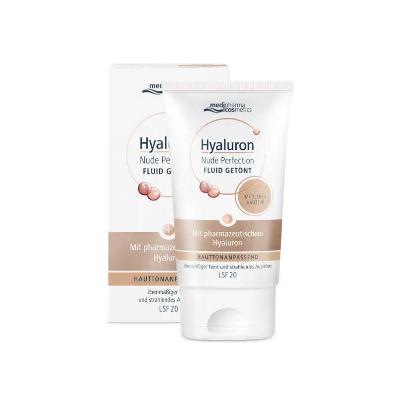 Hyaluron Nude Perfection FLUID GETÖNT LSF 20 Mittlerer Hauttyp 50 ml Creme