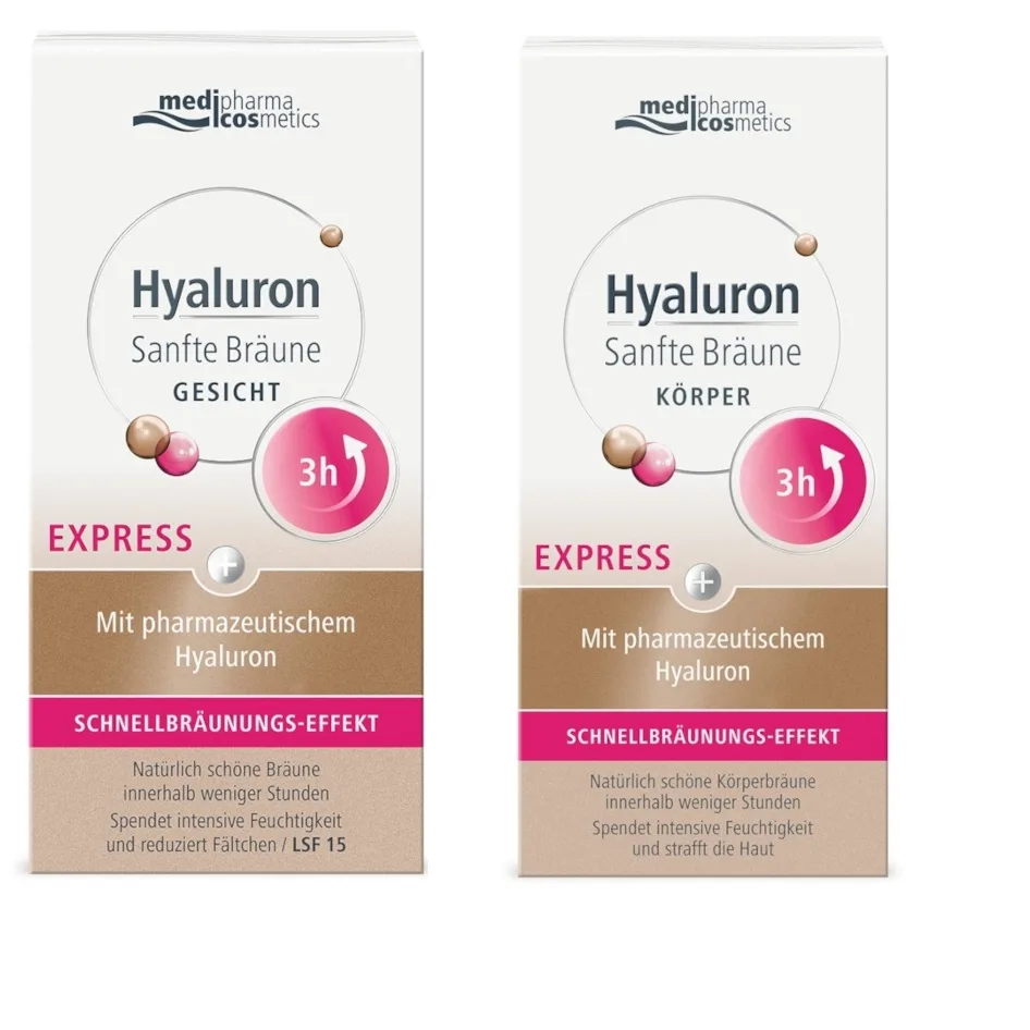Hyaluron Sanfte Bräune EXPRESS Gesicht &amp; Körper Set 1 Sparset
