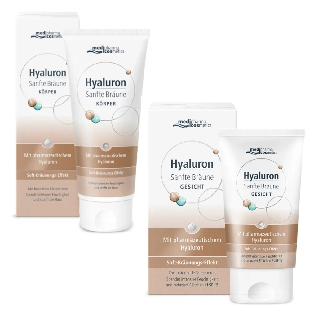 Hyaluron Sanfte Bräune GESICHT &amp; KÖRPER Set 1 Sparset