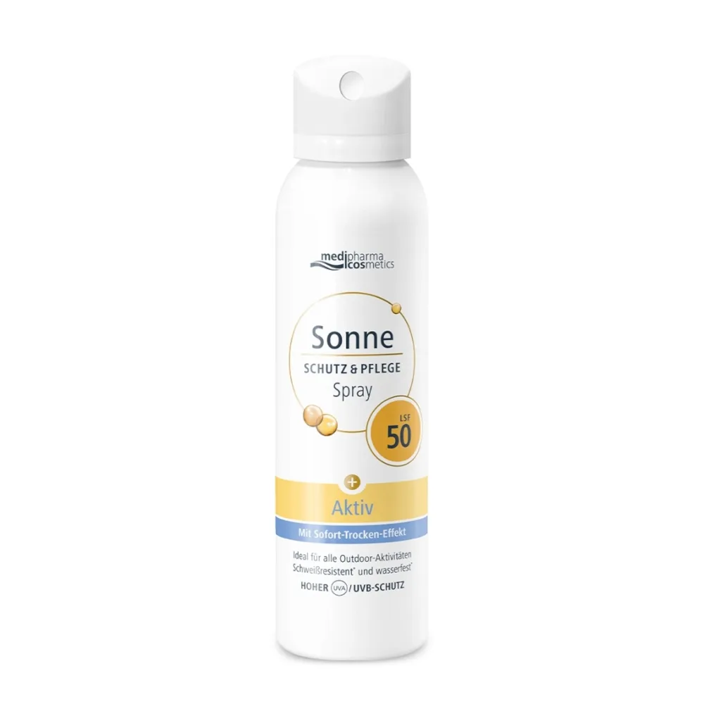 medipharma cosmetics Sonne SCHUTZ &amp; PFLEGE Spray LSF 50 150 ml Spray