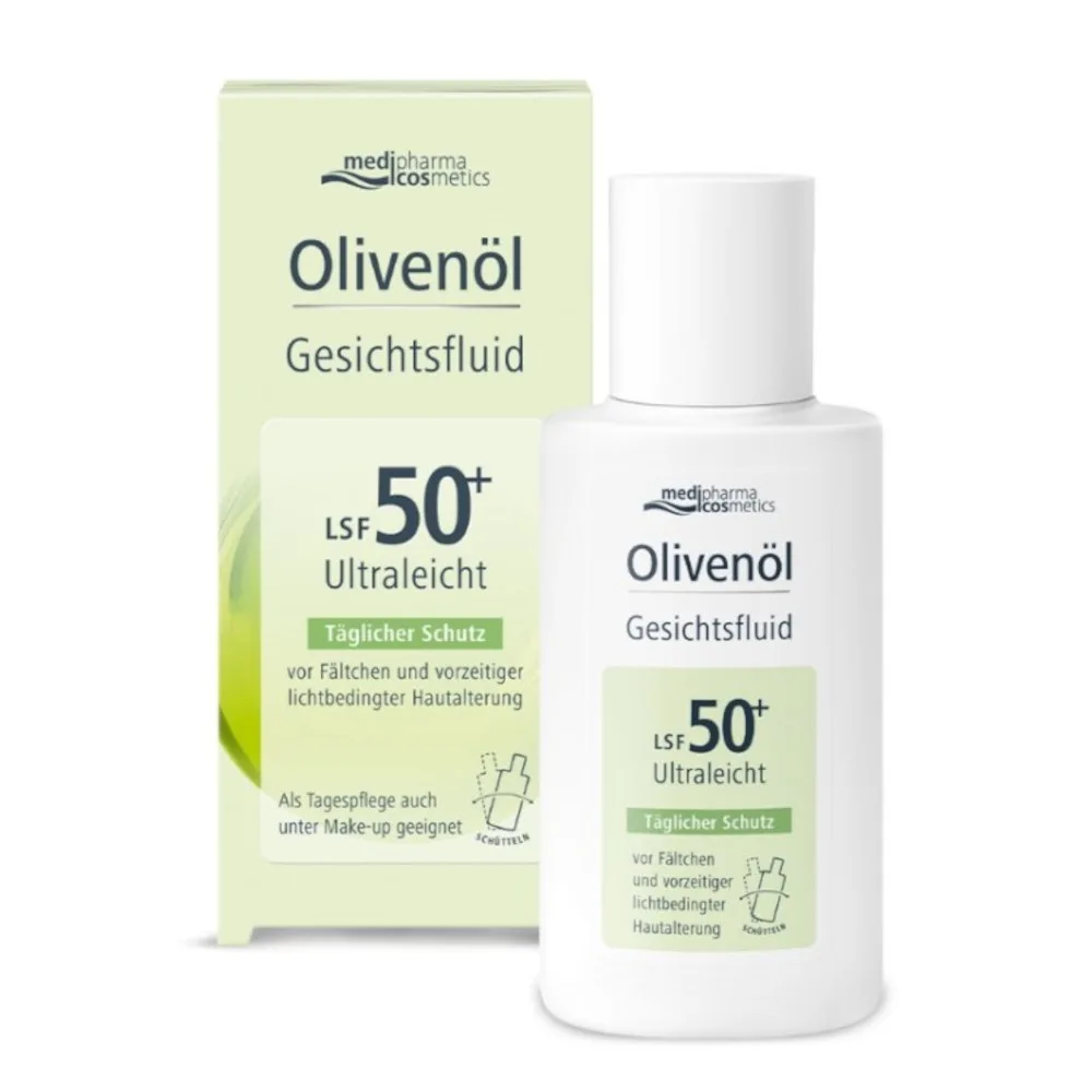 Olivenöl Gesichtsfluid LSF 50+ Ultraleicht 50 ml Creme