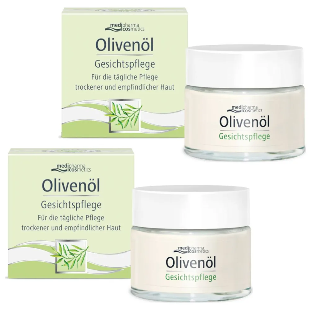 Olivenöl Gesichtspflege Doppelpack 2X50 ml Creme