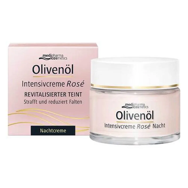 Olivenöl Intensivcreme Rose Nachtcreme 50 ml Nachtcreme