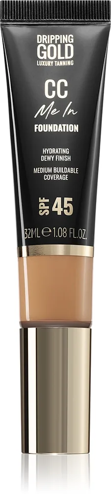 Dripping Gold CC Me In kevyt meikkivoide SPF 45 sävy Golden 05 32 ml