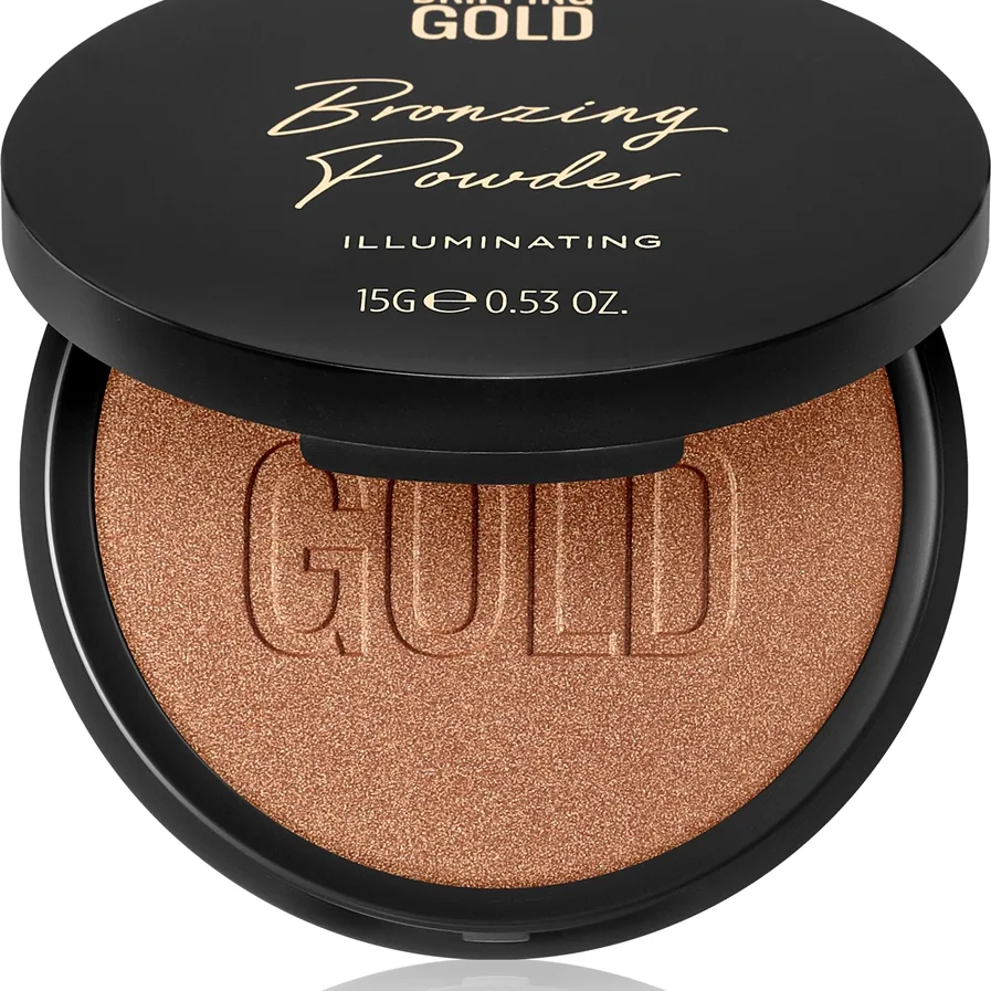 Dripping Gold Luxury Tanning Bronzing Powder kiinteä ruskettava puuteri vartalolle ja kasvoille sävy Illuminating 15 g