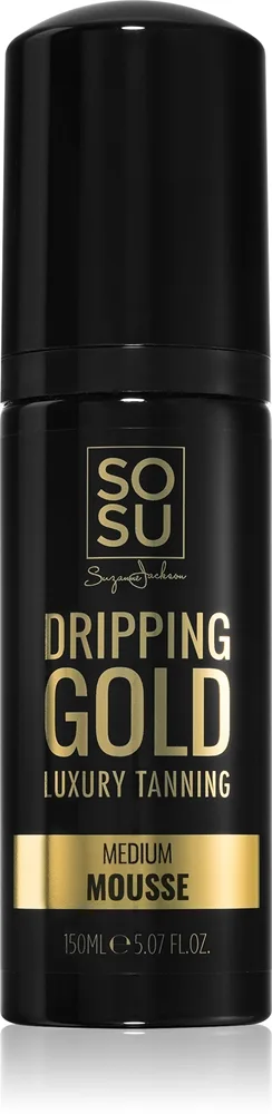Dripping Gold Luxury Tanning Mousse Mousse för brun-utan-sol Skugga Medium 150 ml