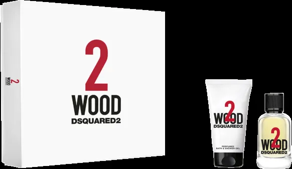 Dsquared2 Perfumes 2 Wood Set = EdT Nat. Spray 30 ml + Shower Gel 50 ml