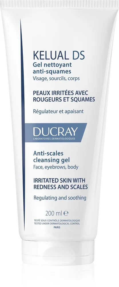 Ducray Kelual DS Anti-Scales Cleansing Gel Rensegel Til skællende og irriteret hud 200 ml