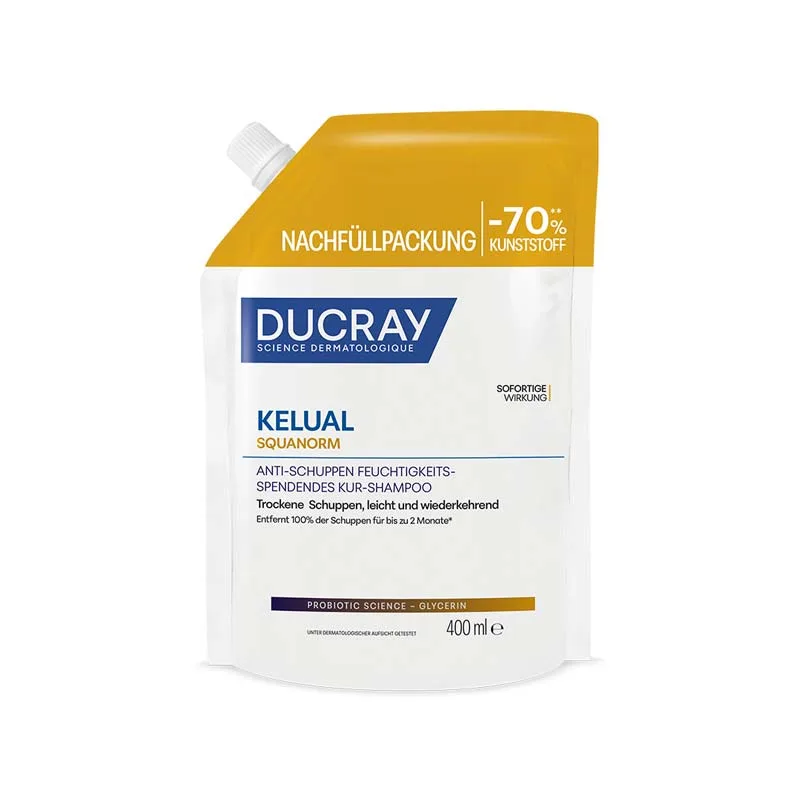 DUCRAY KELUAL SQUANORM ANTI-SCHUPPEN FEUCHTIGKEITS SHAMPOO 400 ml Shampoo