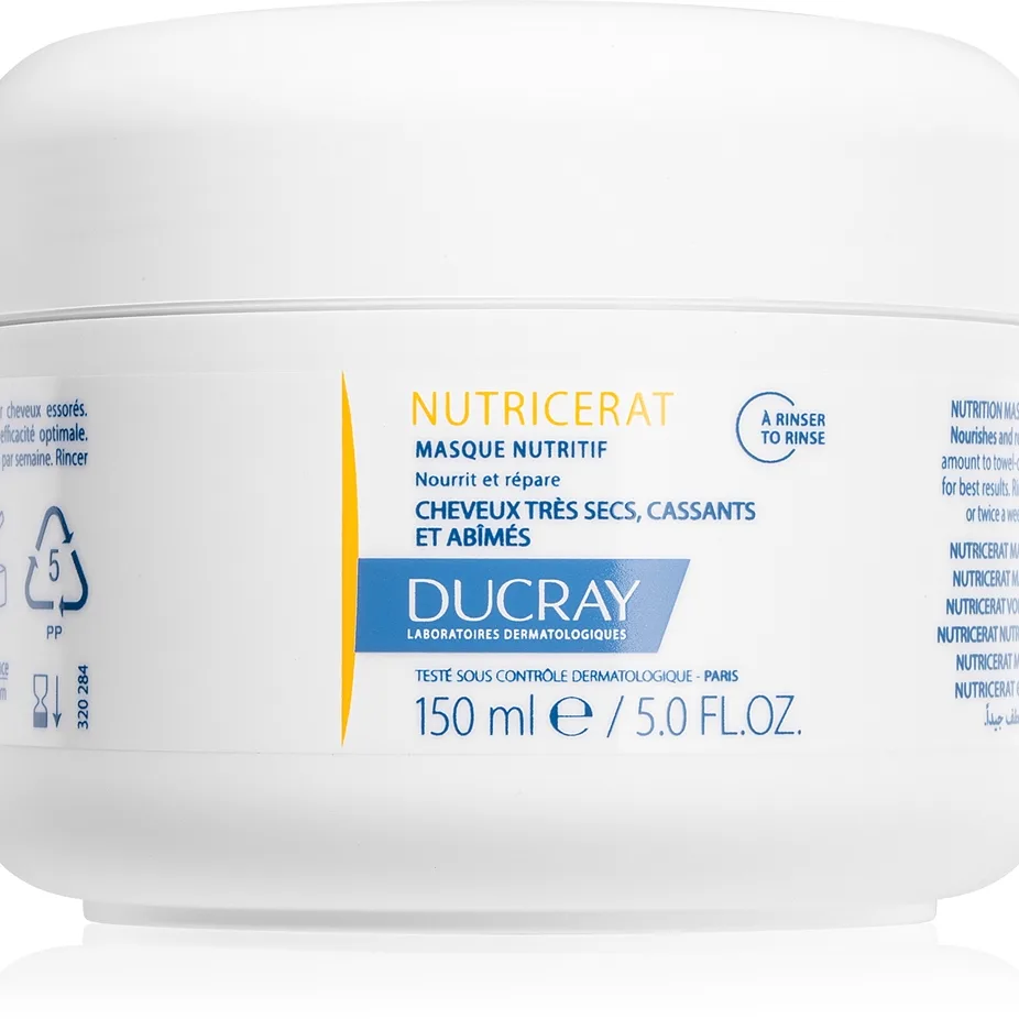 Ducray Nutricerat ravitseva hiusnaamio kuiville ja vaurioituneille hiuksille 150 ml