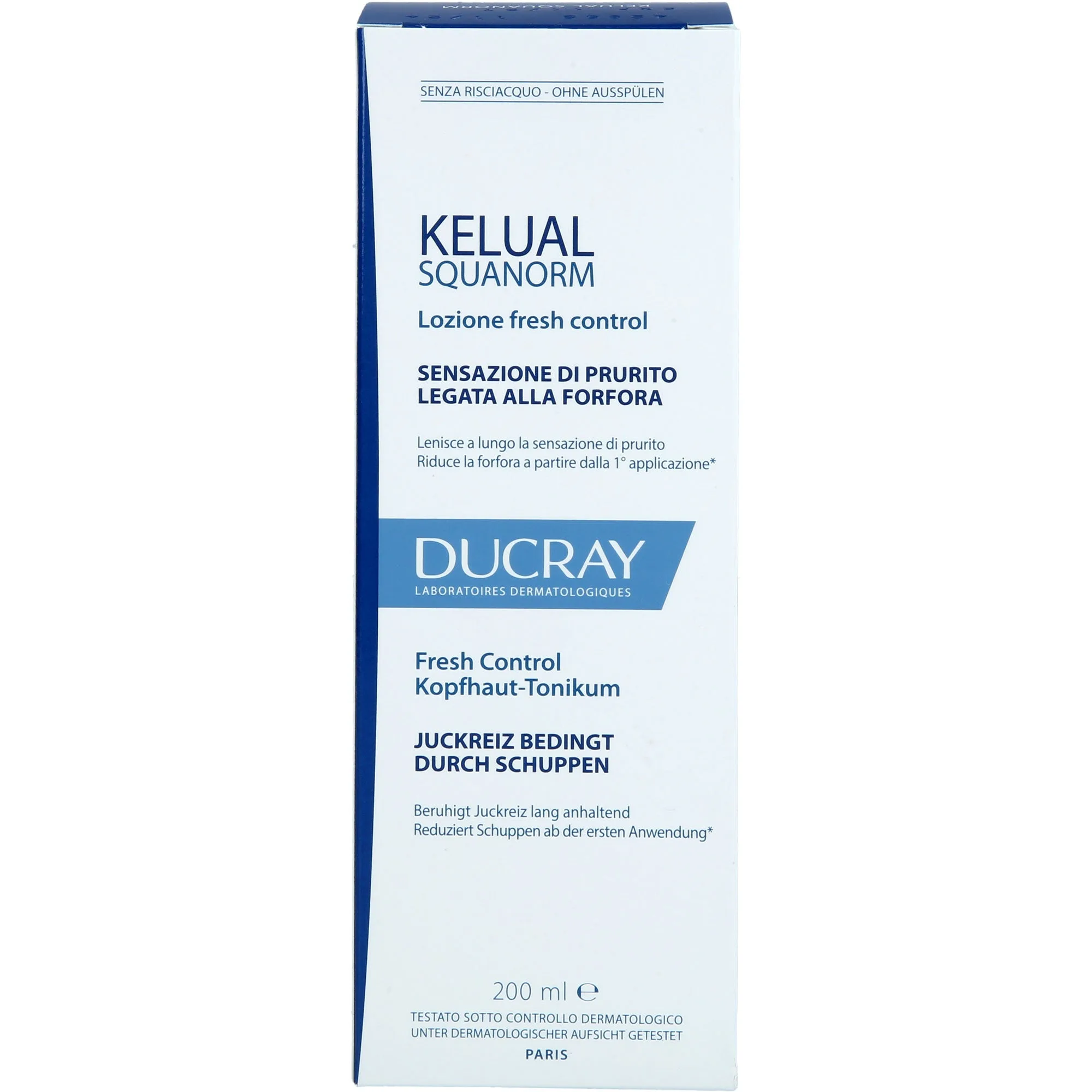 Ducray Kelual Squanorm Kopfhaut Tonikum 200 ml - Frische Pflege gegen Schuppen