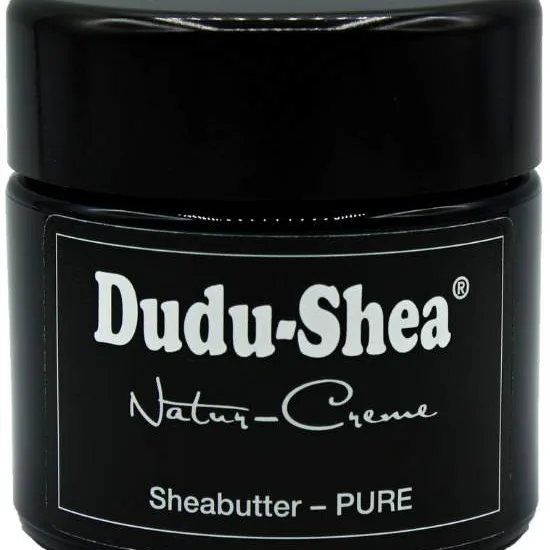 Dudu-Shea ® PURE reine afrikanische Sheabutter Natur-Creme 100 ml - Zur Körperpflege