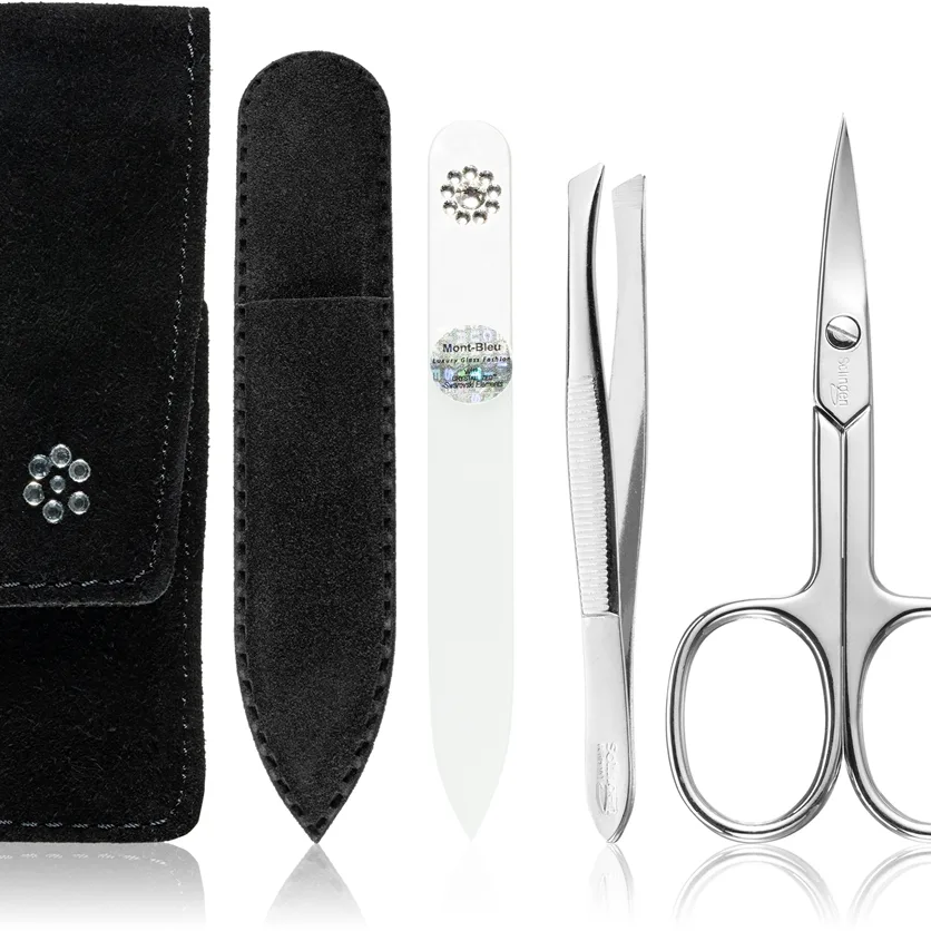 DuKaS Premium Line Solingen 876 Manicure sæt Rejsepakke Black