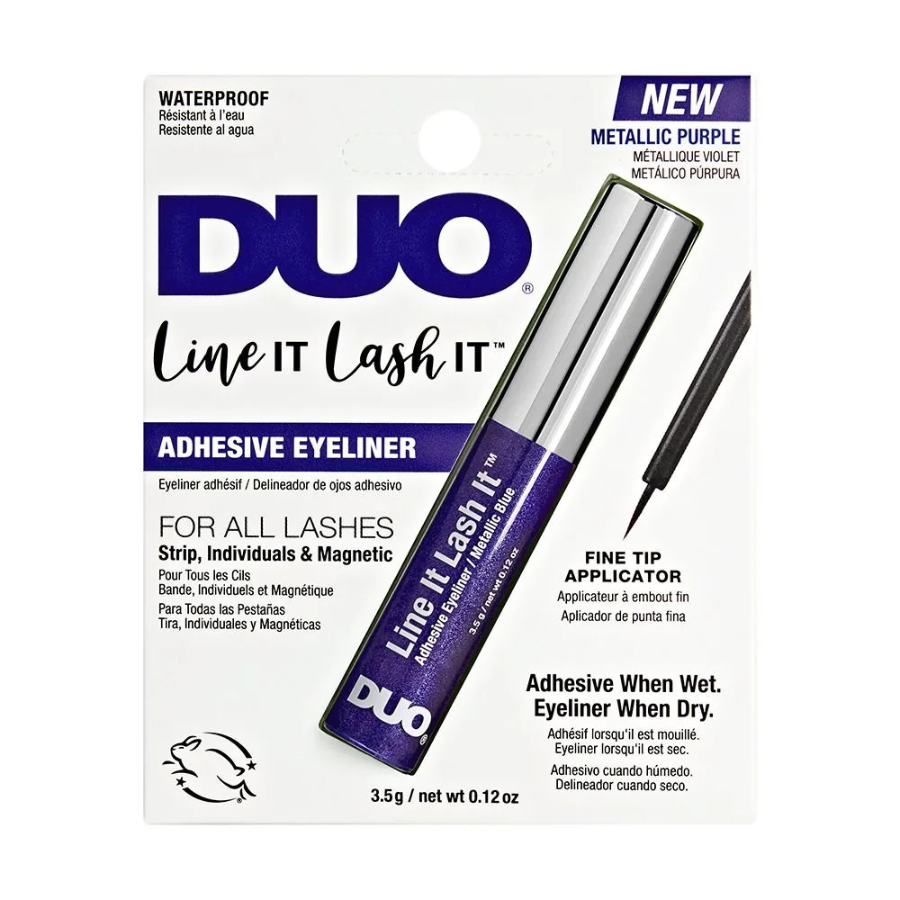 DUO Lash It Line It Vippelim Metallic Purple - 3,5 g.