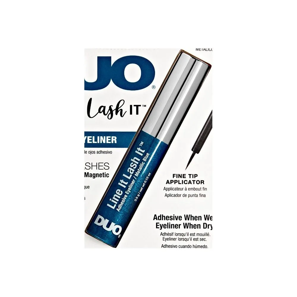 DUO Line It Lash It Vippelim Metallic Blue - 3,5 g.