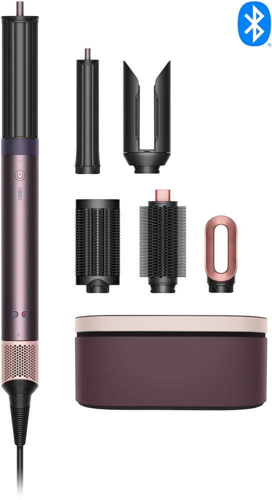 Dyson Airwrap Co-anda2x HS09 T1/T2 Jasper Plum multistyler til Hår Straight + Wavy 1 stk.
