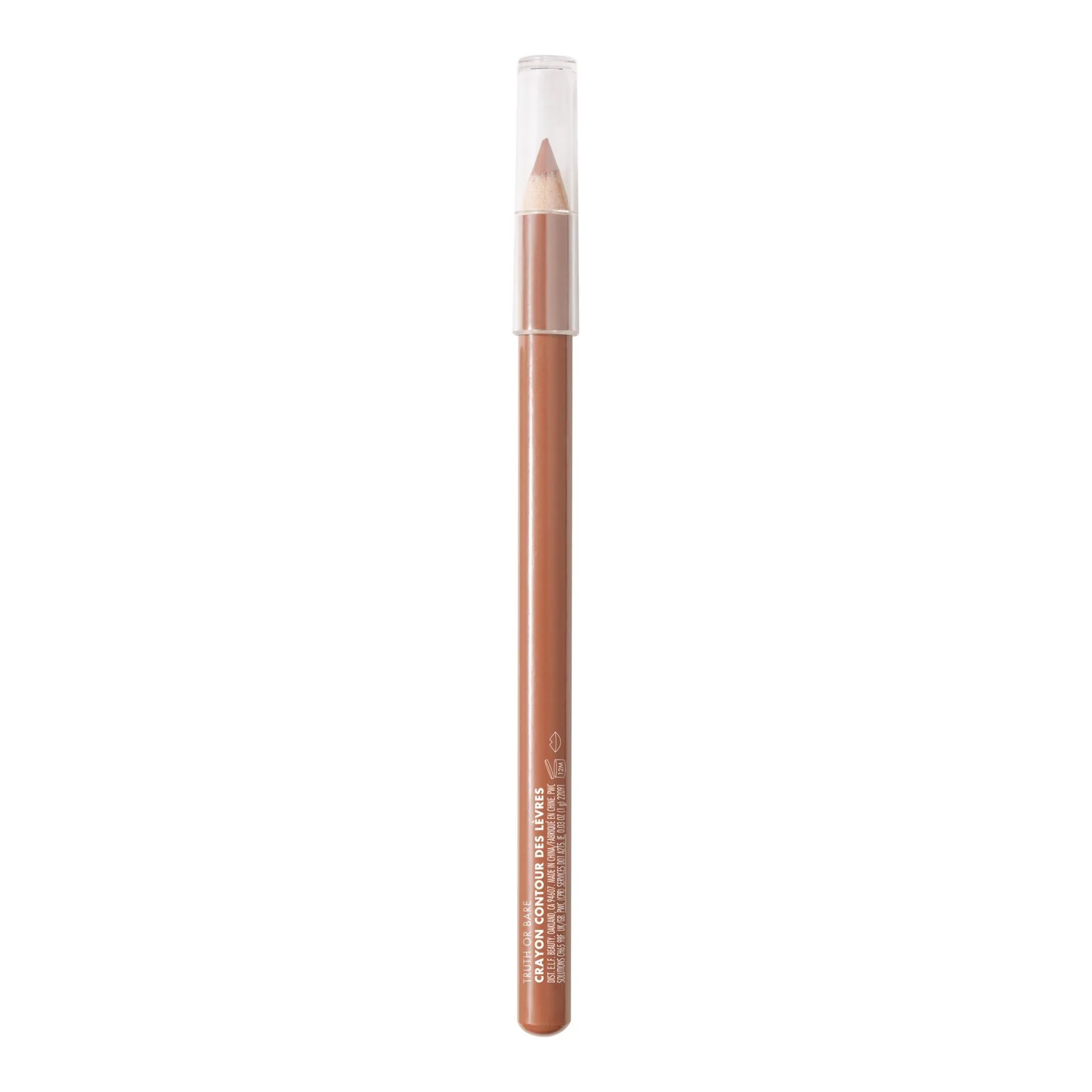 e.l.f. Cream Glide Lip Liner Truth Or Bare 1g