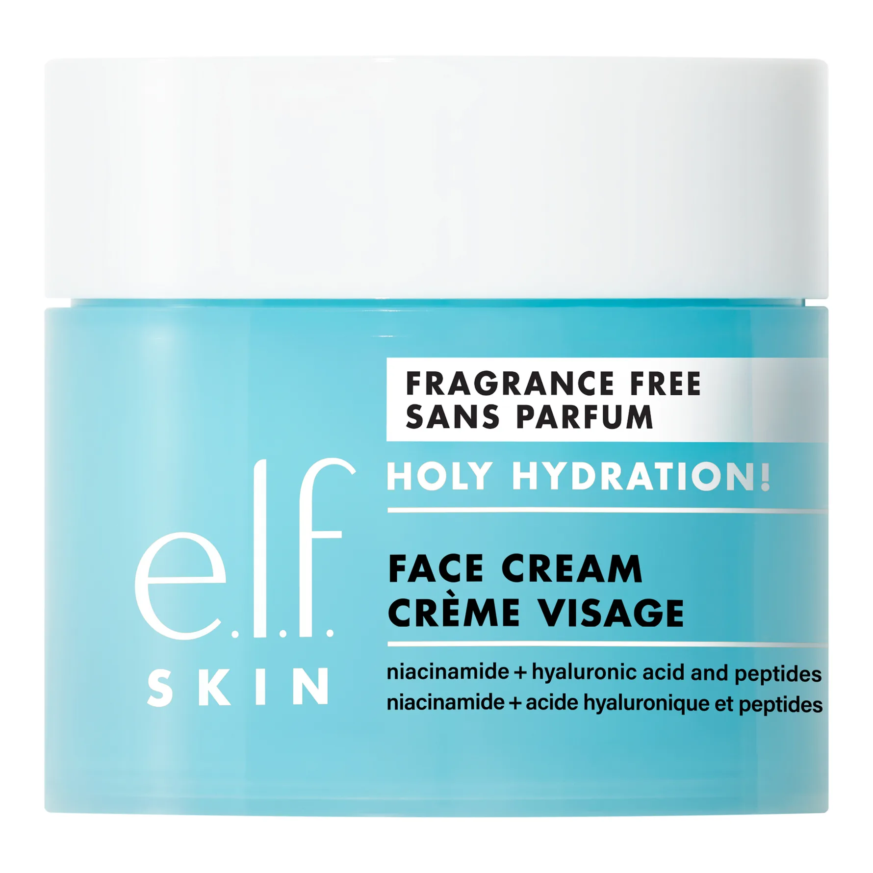 e.l.f. Holy Hydration Face Cream Fragrance Free 50g