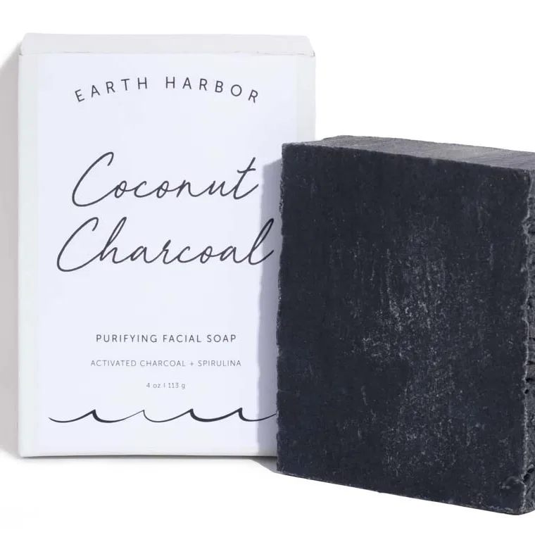 Earth Harbor Coconut Charcoal Purifying Facial Soap 113 g