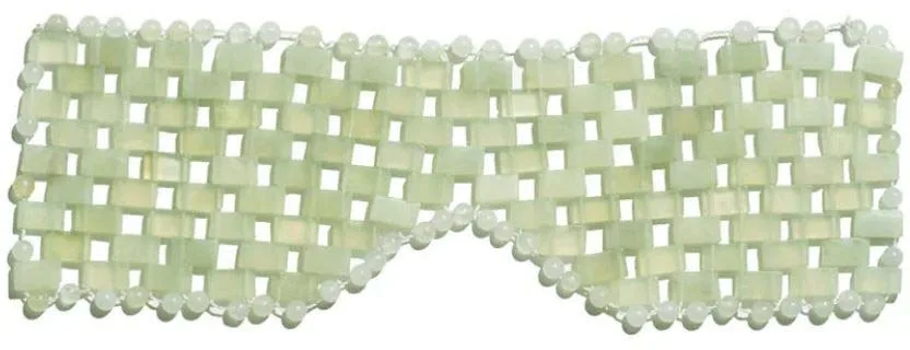 Earth Harbor Island Jade Gemstone Eye Mask