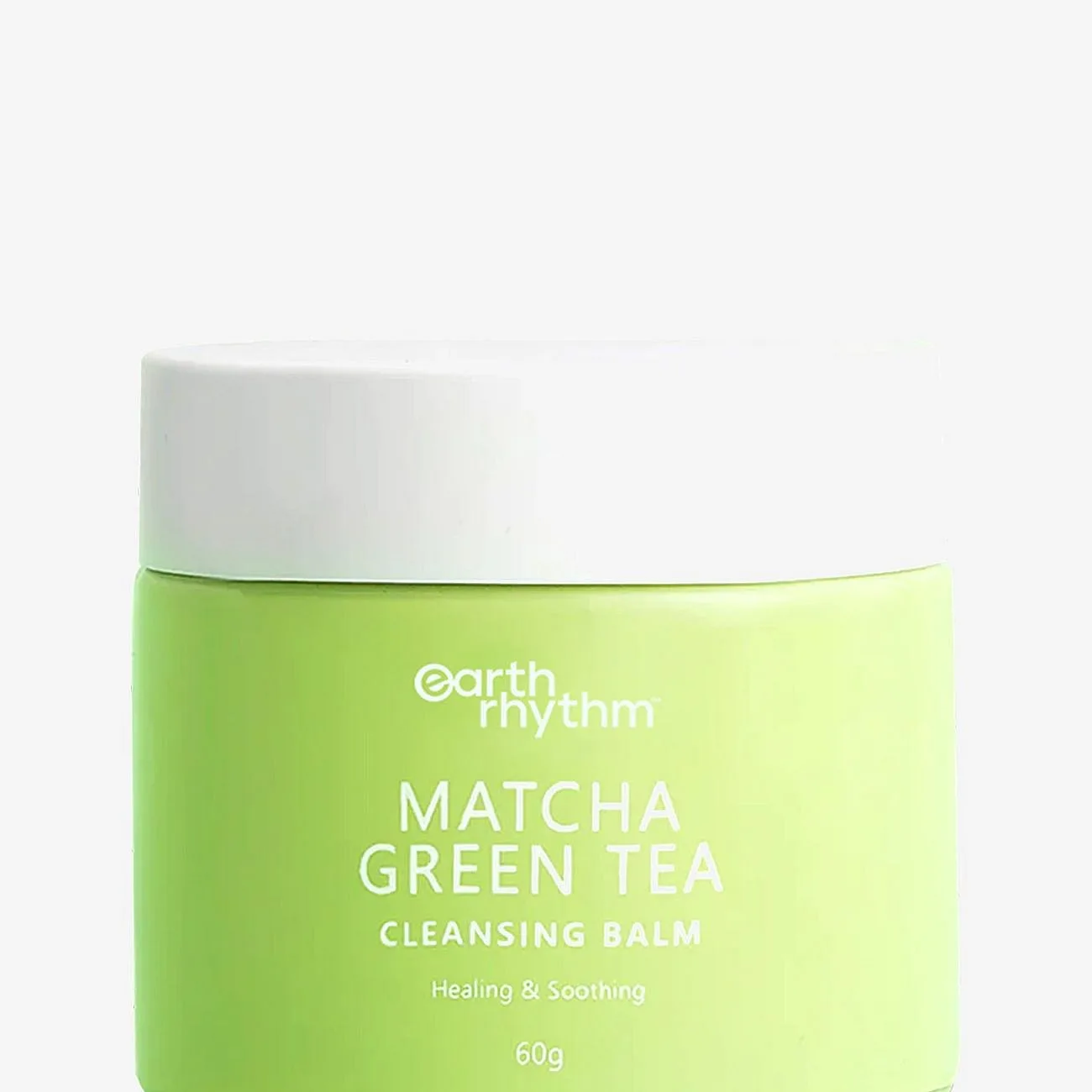 Earth Rhythm Cleansing Balm With Matcha Green Tea - Green - 60 g