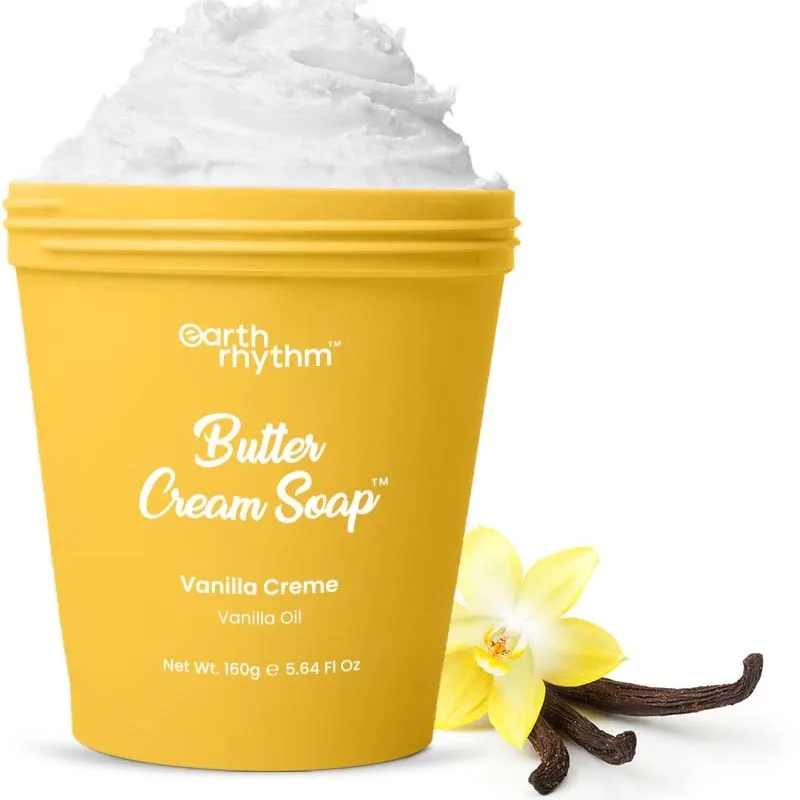 Earth Rhythm Vanilla Creme Butter Cream Soap 180 g