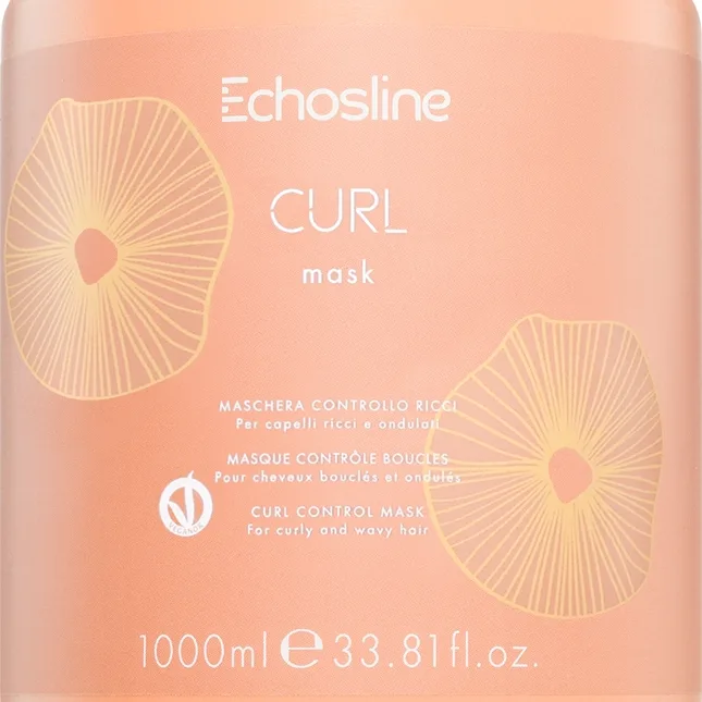 Echosline Curl Mask Mask För vågigt och lockigt hår 1000 ml
