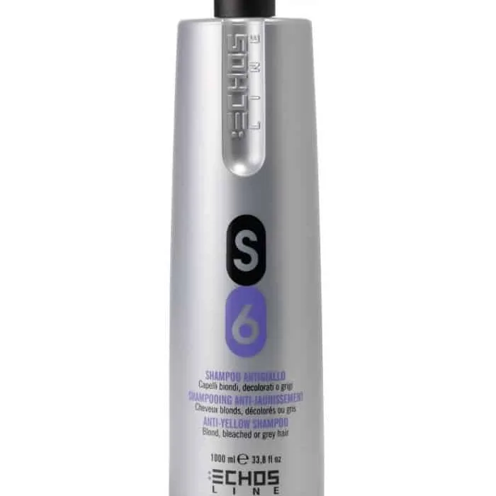Echosline S6 Anti-Yellow Shampoo 1000ml
