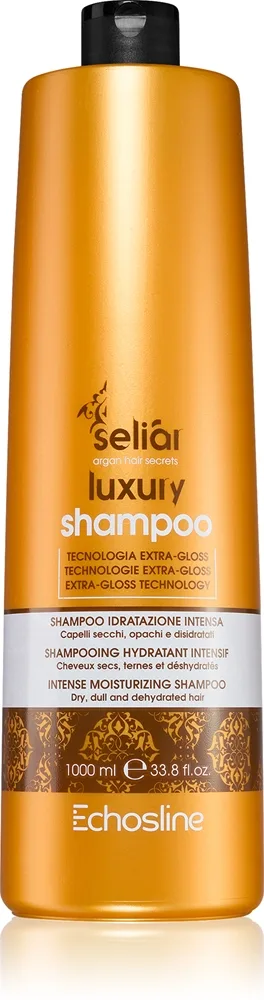 Echosline Seliár Luxury Fuktgivande schampo För torrt hår 1000 ml