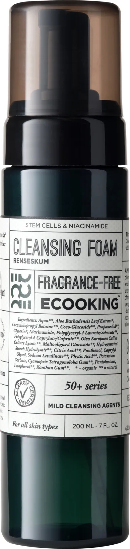 ECOOKING Cleansing Foam Fragrance Free 200ml
