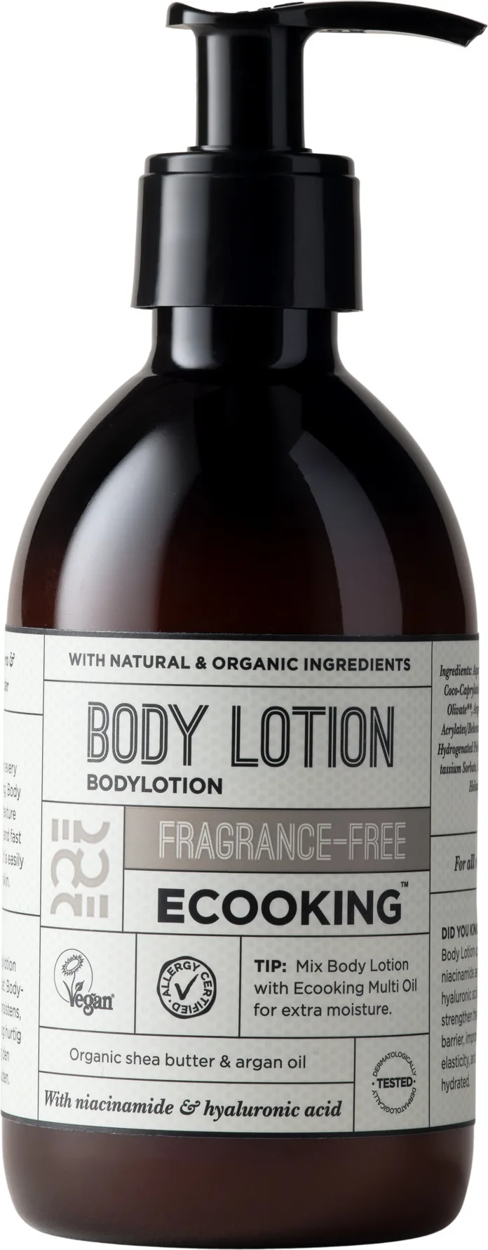 ECOOKING Bodylotion Parfumefri - 300 ml.