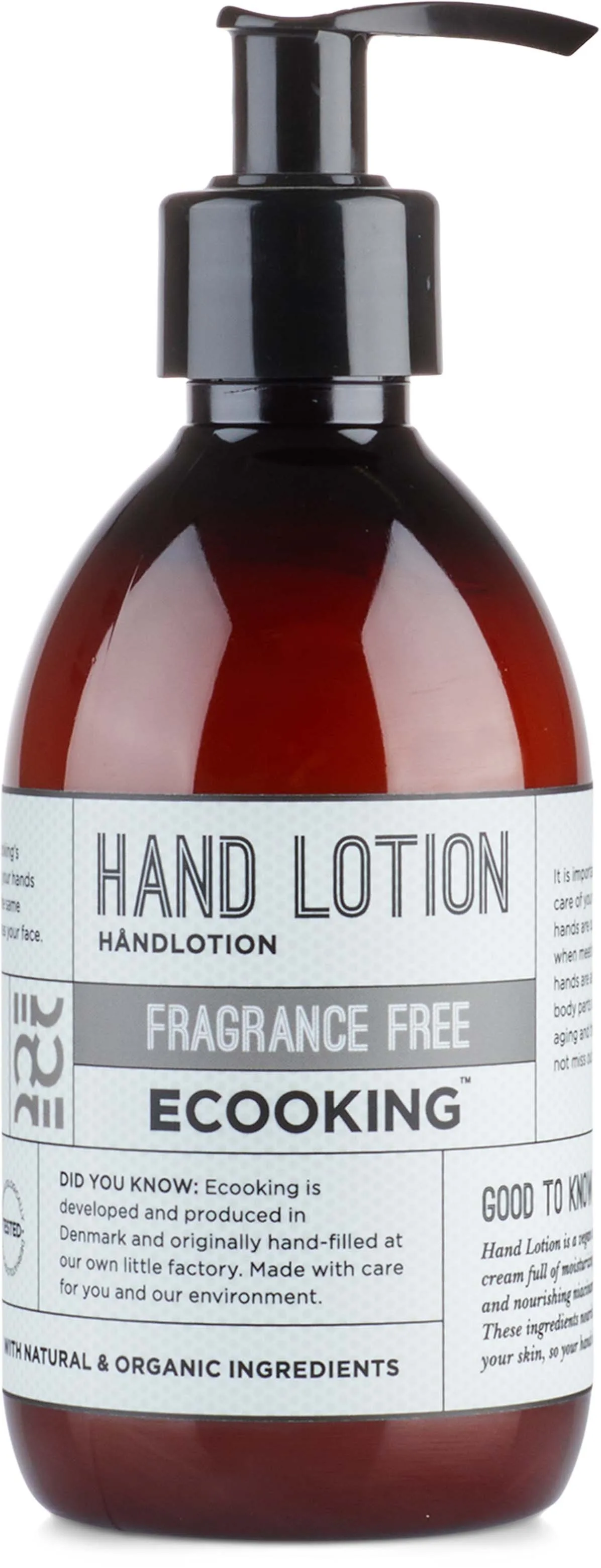 ECOOKING Bodycare Hand Lotion Fragrance Free 300 ml