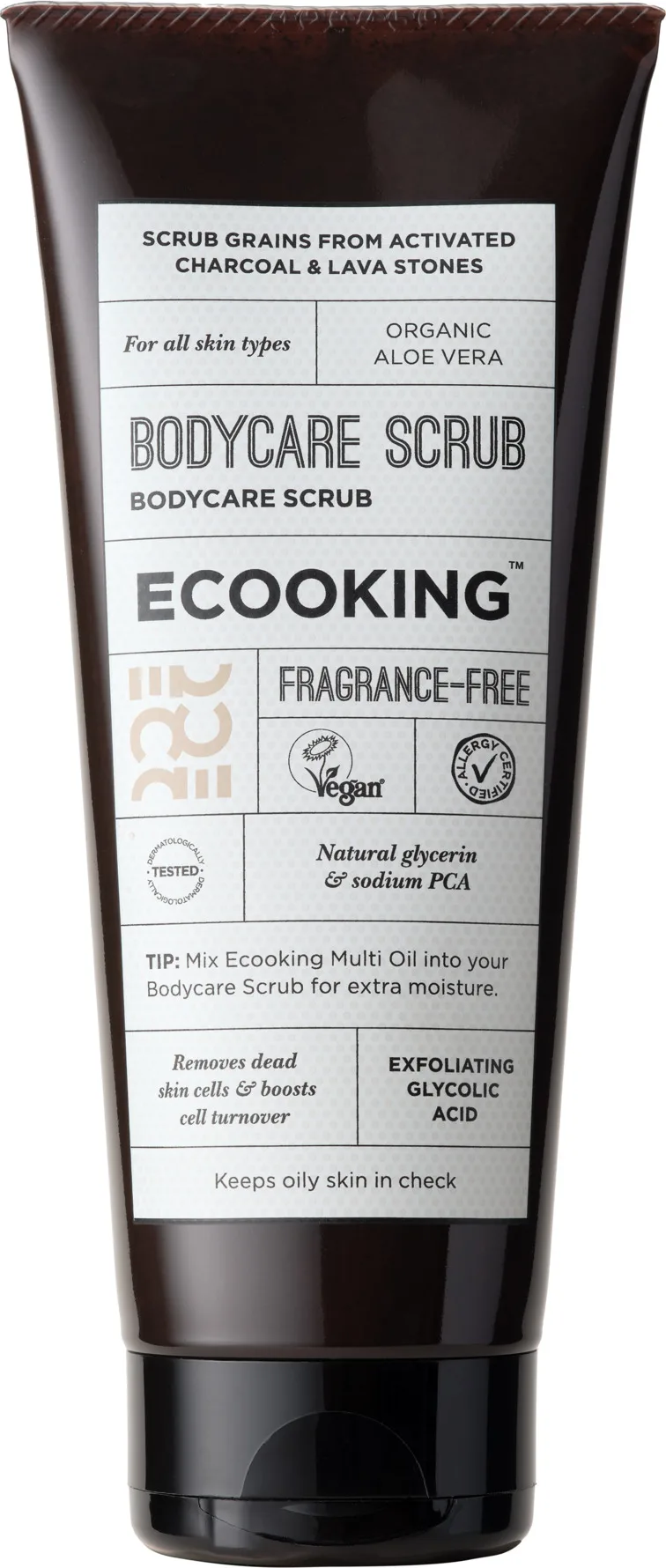 Bodycare Scrub Fragrance Free 200 ml