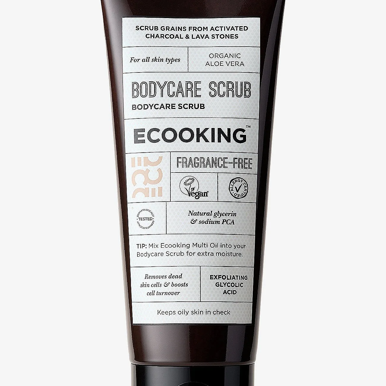 ECOOKING Bodycare Scrub Fragrance Free - Nude - 200 ML