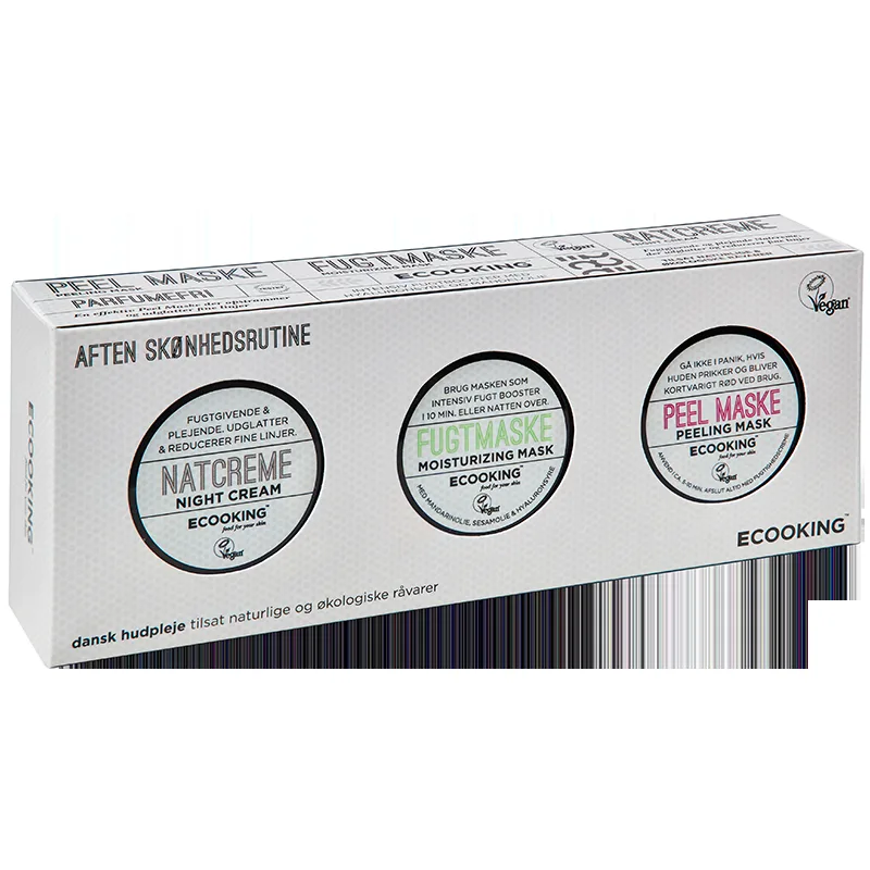 Ecooking Box 3 Aftenskønhedsrutine (1 sæt)