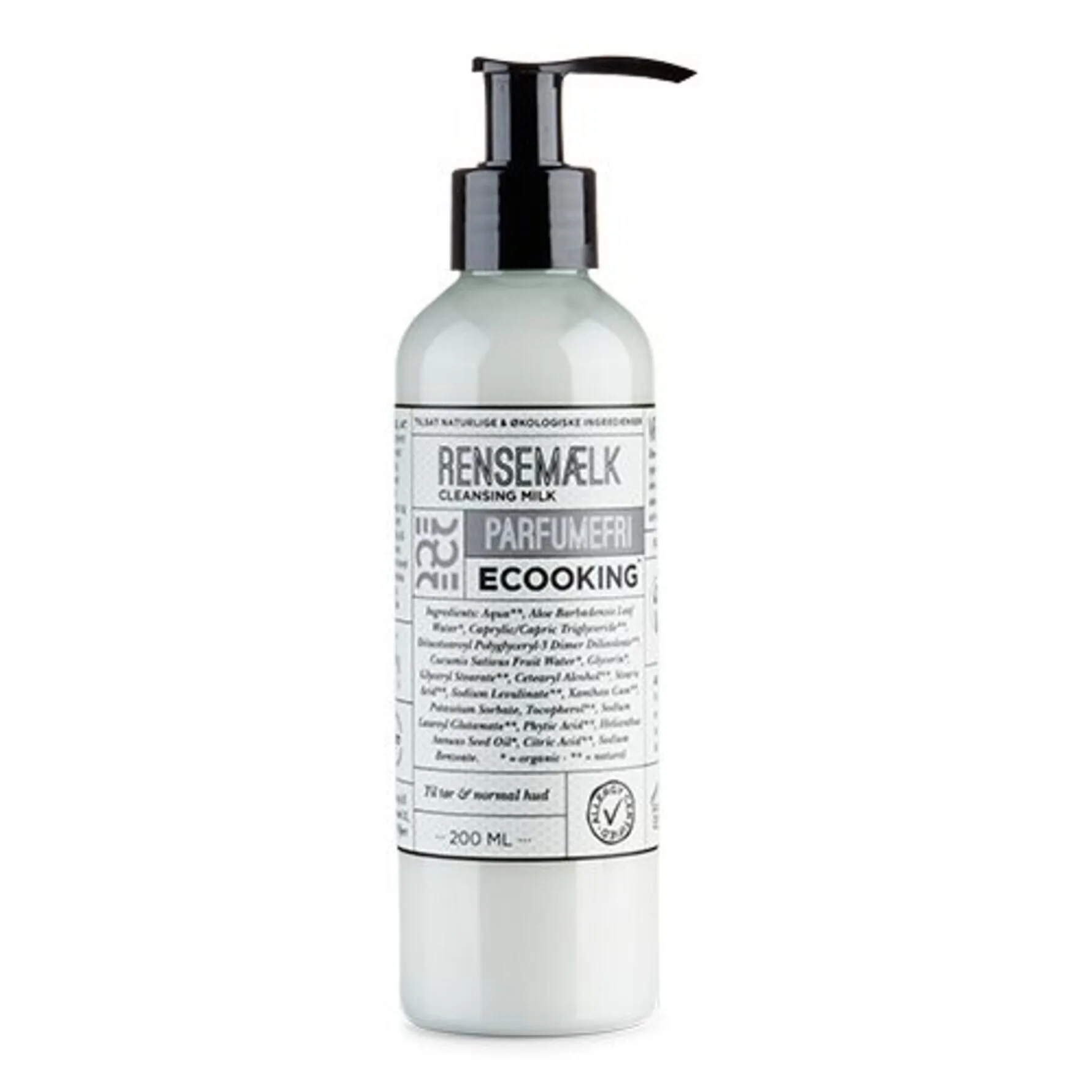 ECOOKING Cleansing Milk Fragrance Free - Nude - 200 ml