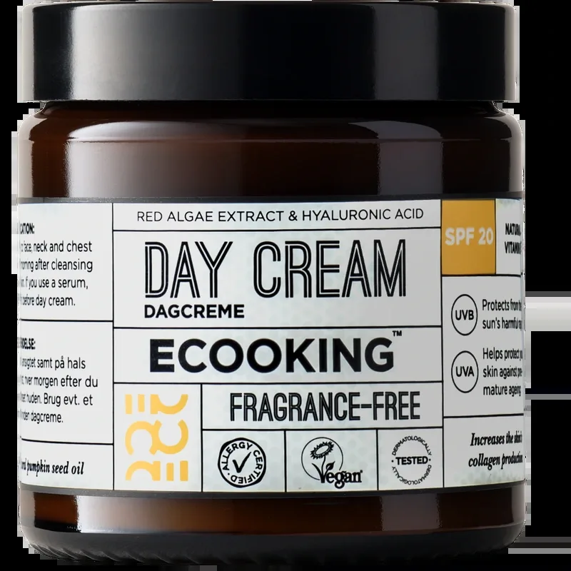Ecooking Day Cream Fragrance Free SPF 20 - 100 ml