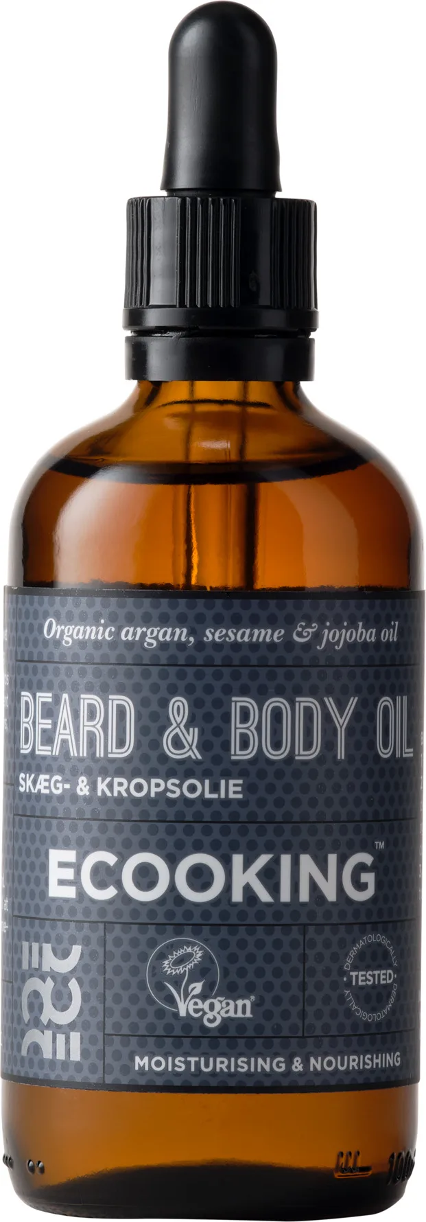 ECOOKING Mand Skæg- og Kropsolie - 100 ml.