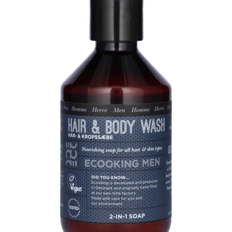 Ecooking Men Hair & Body Wash 250 ml