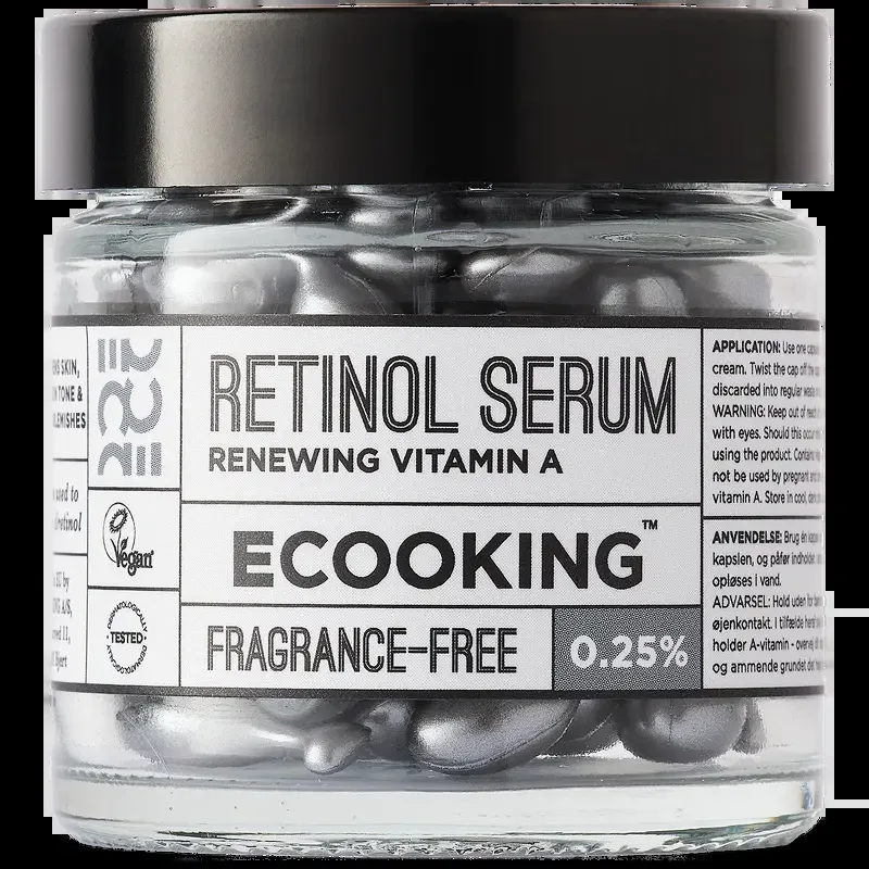Ecooking Retinol Serum 0,25% - capsules 60 pcs