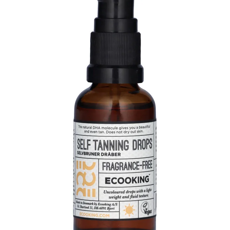 Ecooking Self Tanning Drops Fragrance Free 30 ml