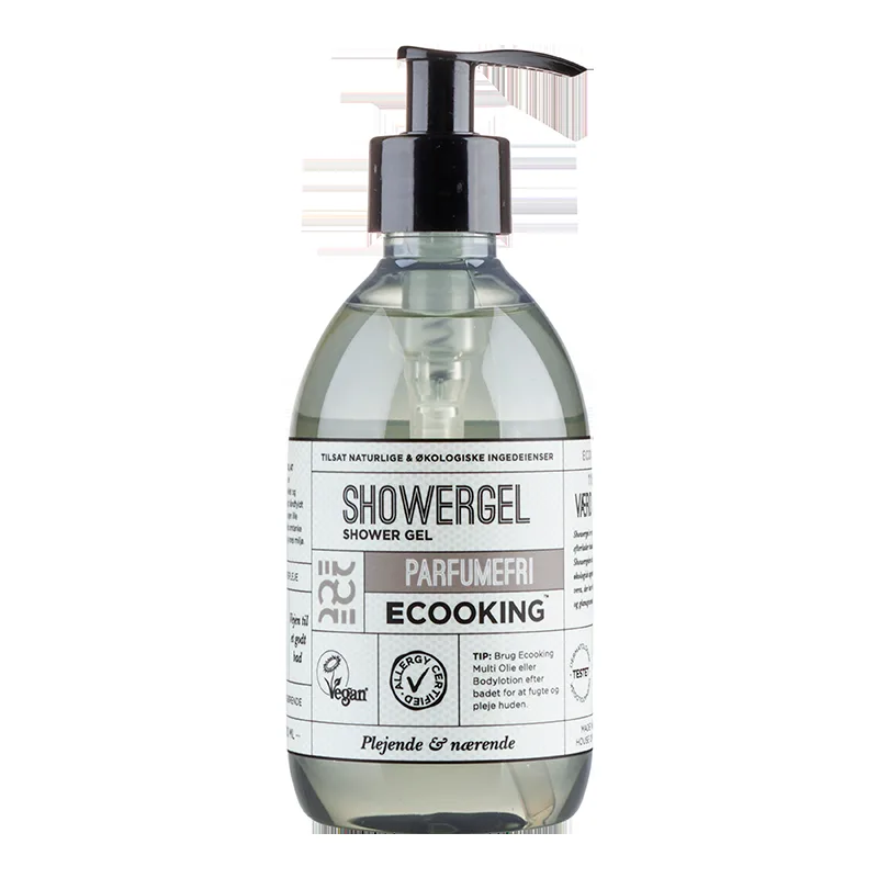 Ecooking Showergel Parfumefri (300 ml)
