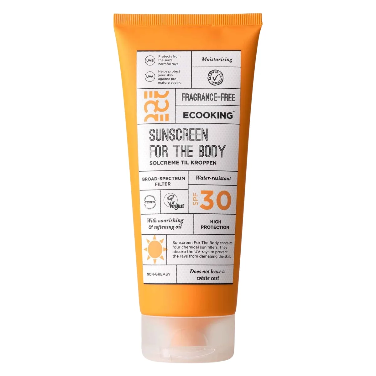 ECOOKING Sunscreen Body Spf 30 - 200 Ml - Nude - 200 ML